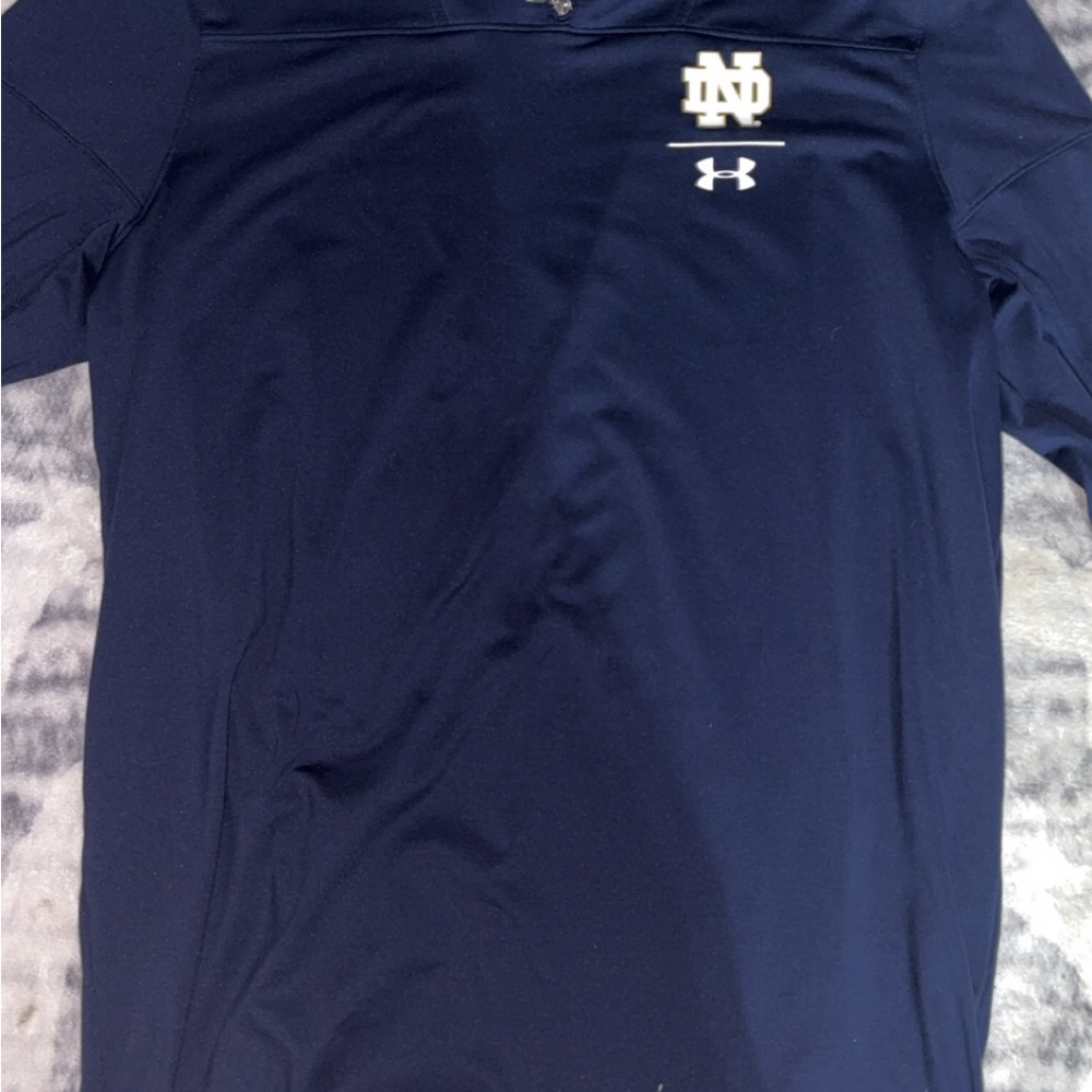 Under Armour Notre Dame Men's Navy Shirt
